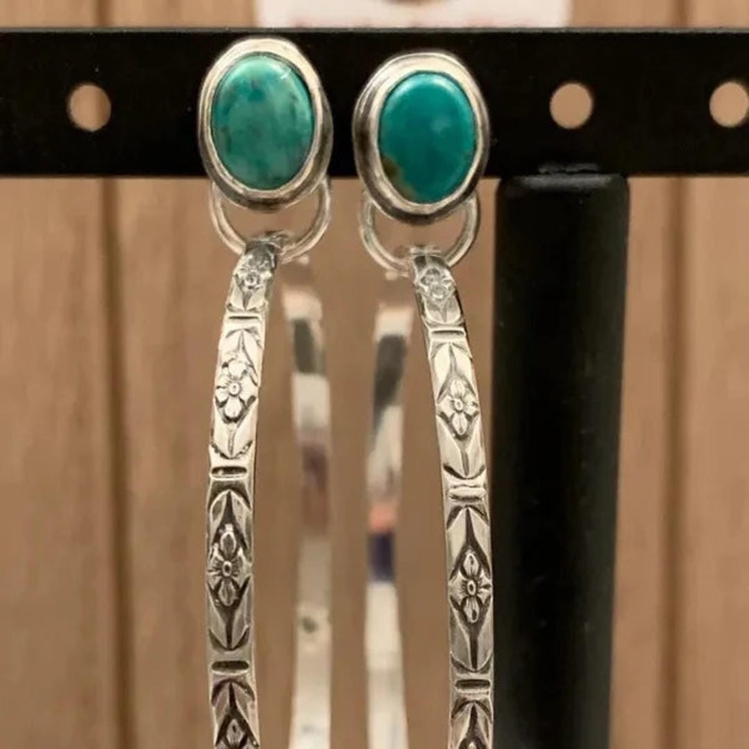 Brincos Vintage Onyx Boho Chic