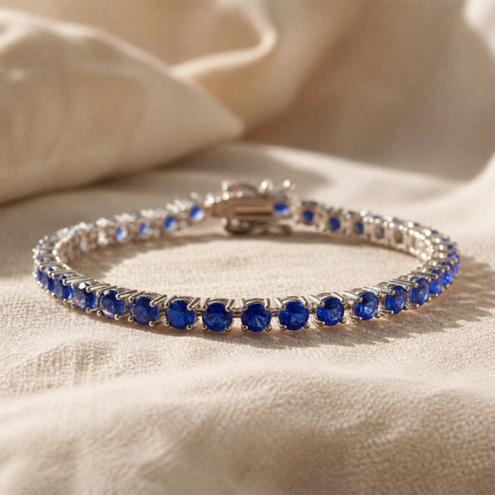 Pulseira de Ténis Safira