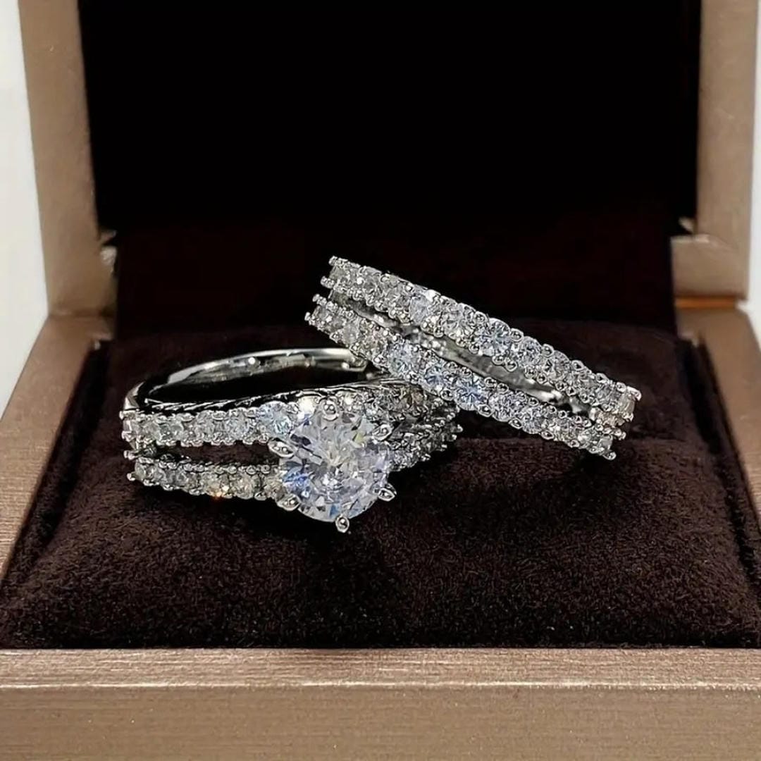 Conjunto de Anéis com Halo Radiante