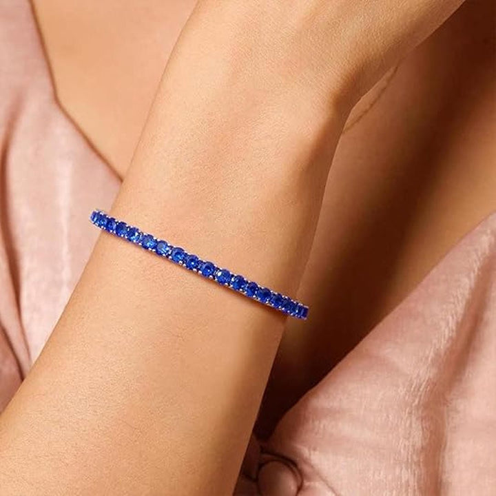 Pulseira de Ténis Safira