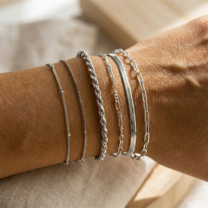 Conjunto de Pulseiras Cubanas Boho Retro