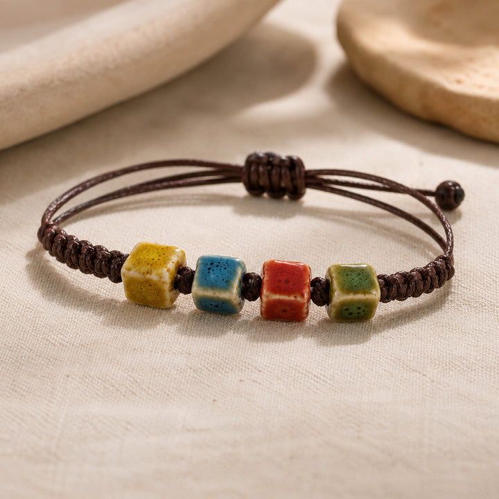 Pulseira de Jade Olho de Tigre Boémio