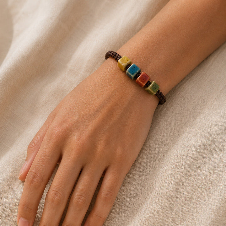 Pulseira de Jade Olho de Tigre Boémio
