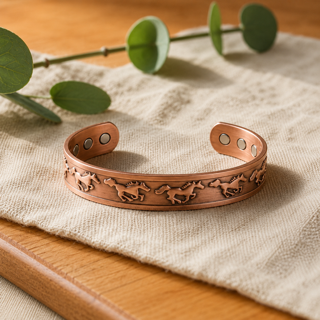 Pulseira de Cobre para Cavalo