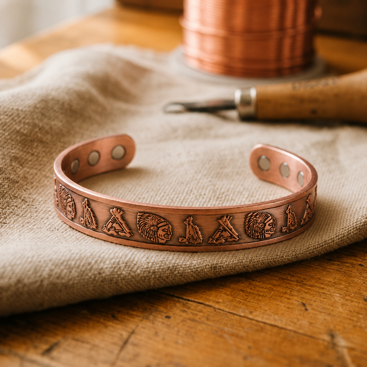 Bracelete de Cobre Nativo