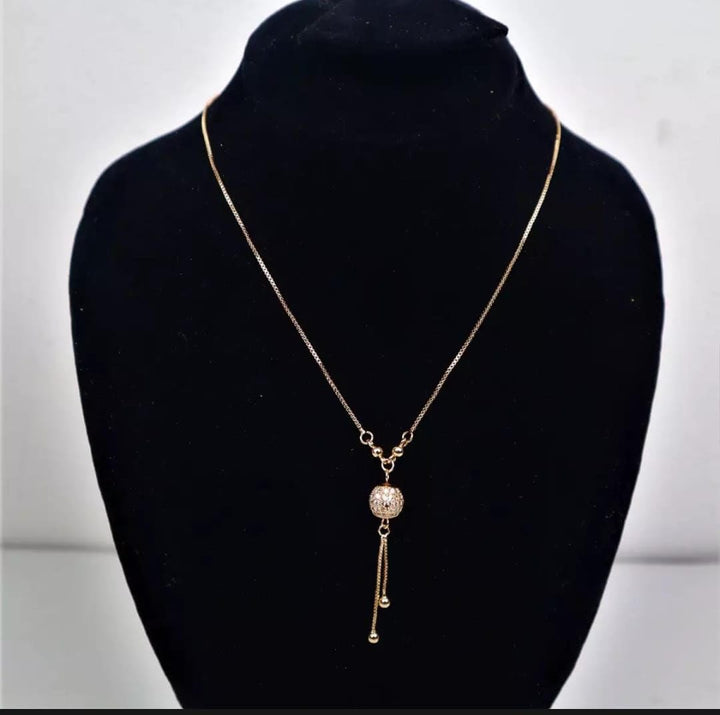 Colar Pendente Vintage Dourado