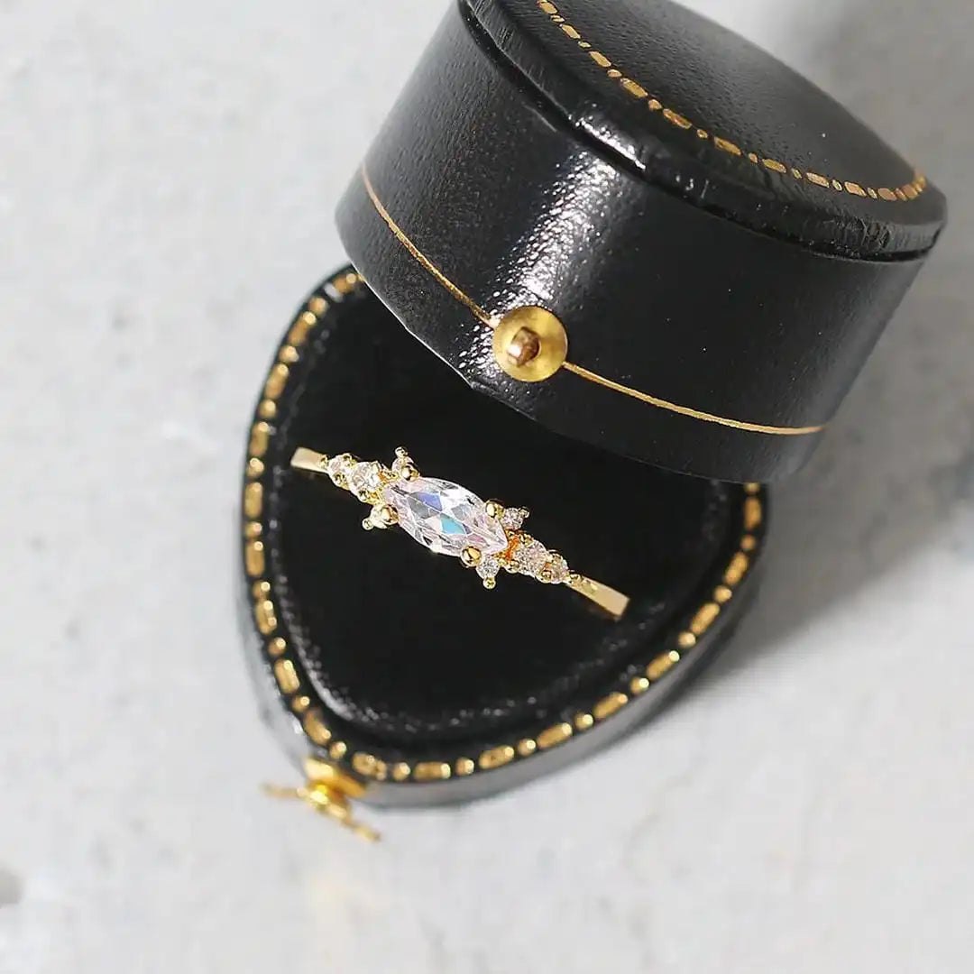 Conjunto de Anéis Mila Dourados