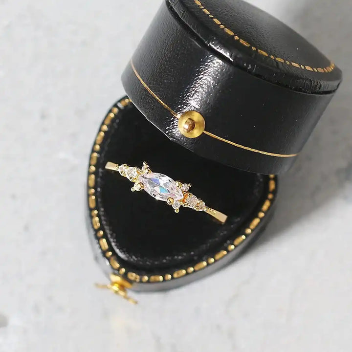 Conjunto de Anéis Mila Dourados