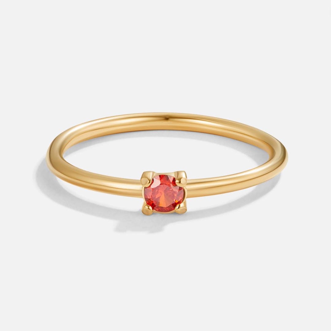 Anéis Exclusivos com Pedra de Nascimento