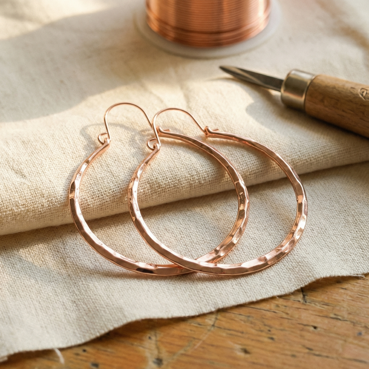 Brincos de Cobre Willow