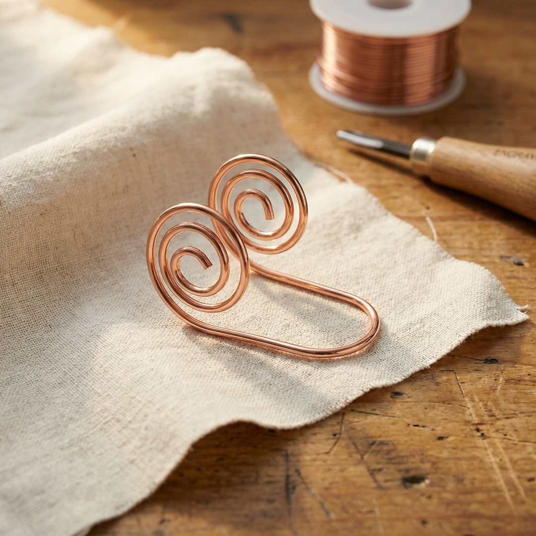 Espiral de Mão em Cobre