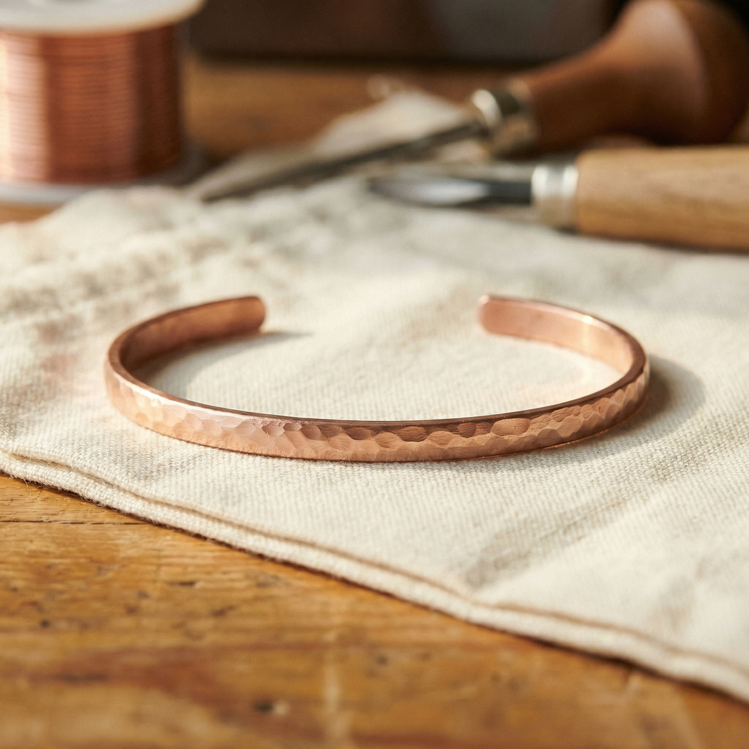 Pulseira de Tornozelo em Cobre Sand