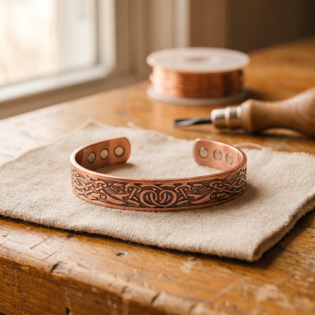 Pulseira de Cobre Musgo