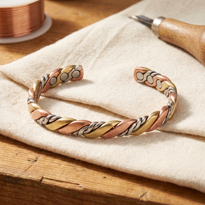 Pulseira de Cobre em Pedra