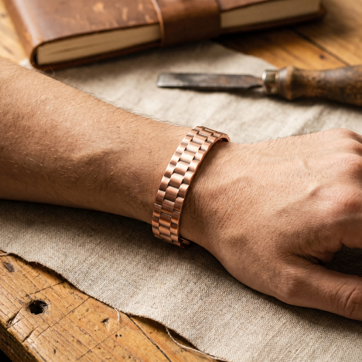 Bracelete de Cobre para Homens Ore