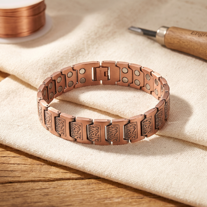 Bracelete de Cobre para Homem Glen