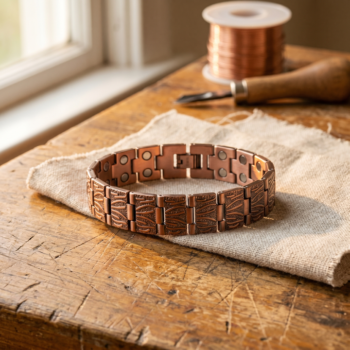 Bracelete de Cobre Grit para Homens