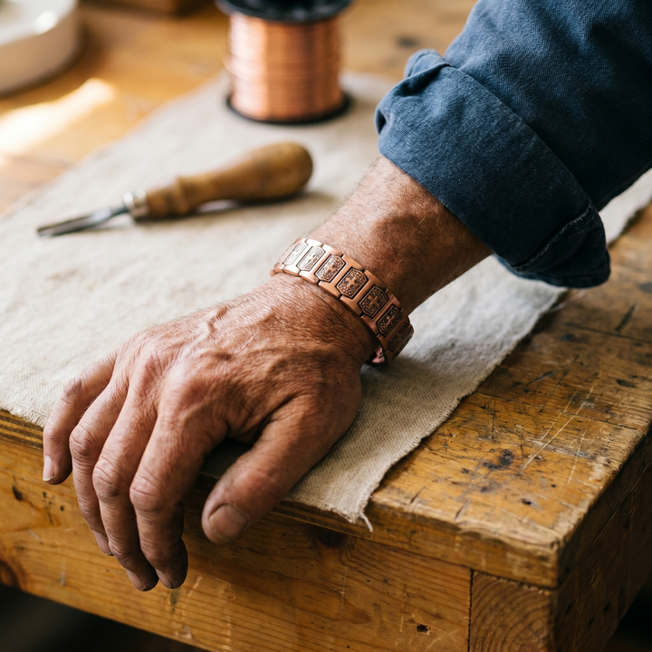 Pulseira de Cobre Gale para Homens