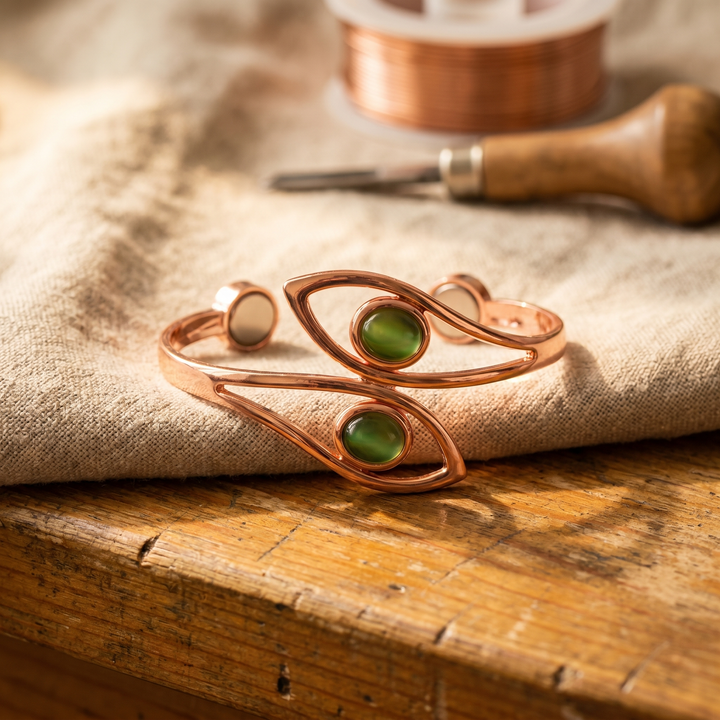 Pulseira de Cobre Opal