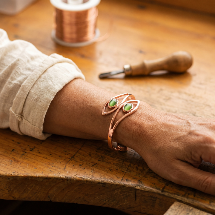 Pulseira de Cobre Opal