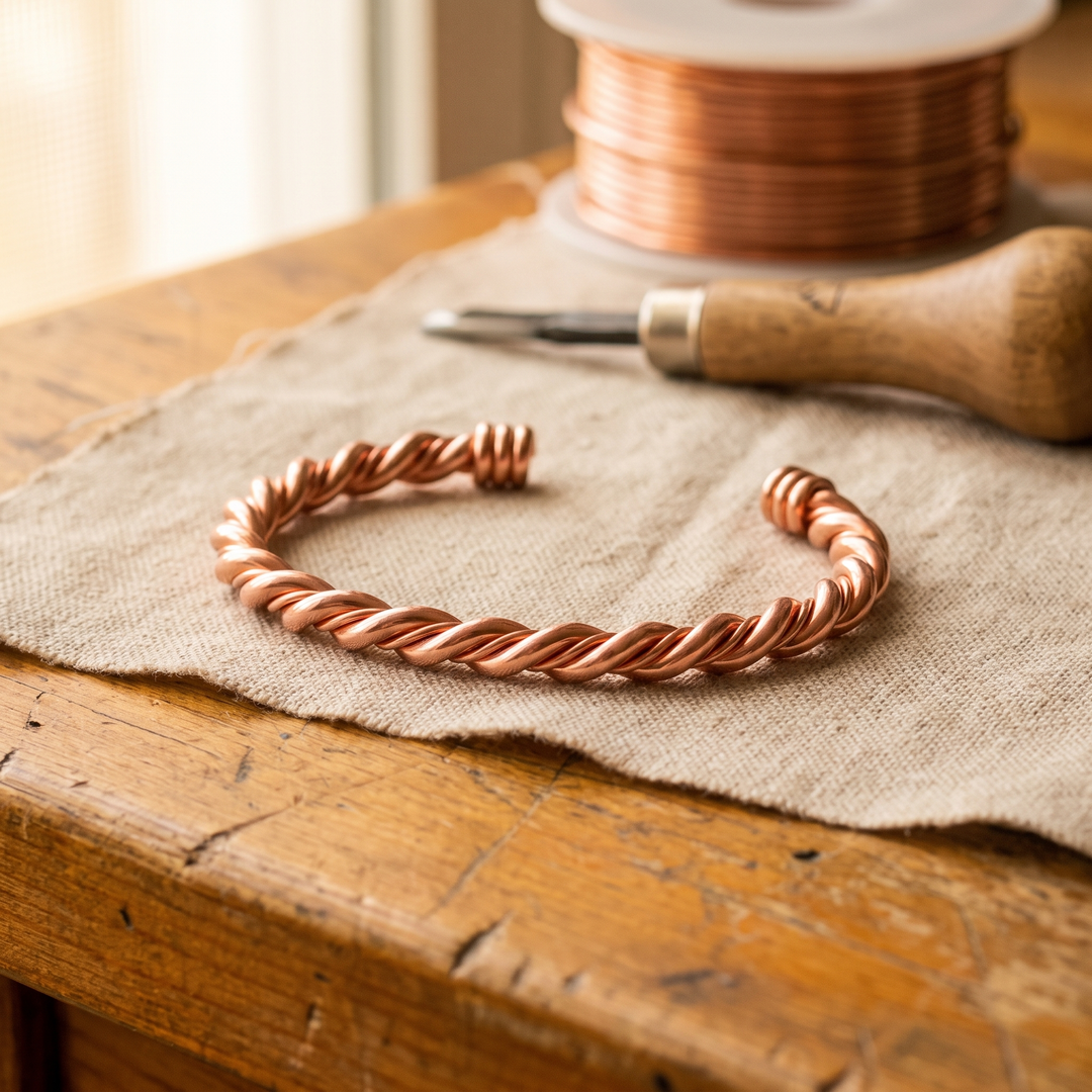 Pulseira de Cobre Tensor