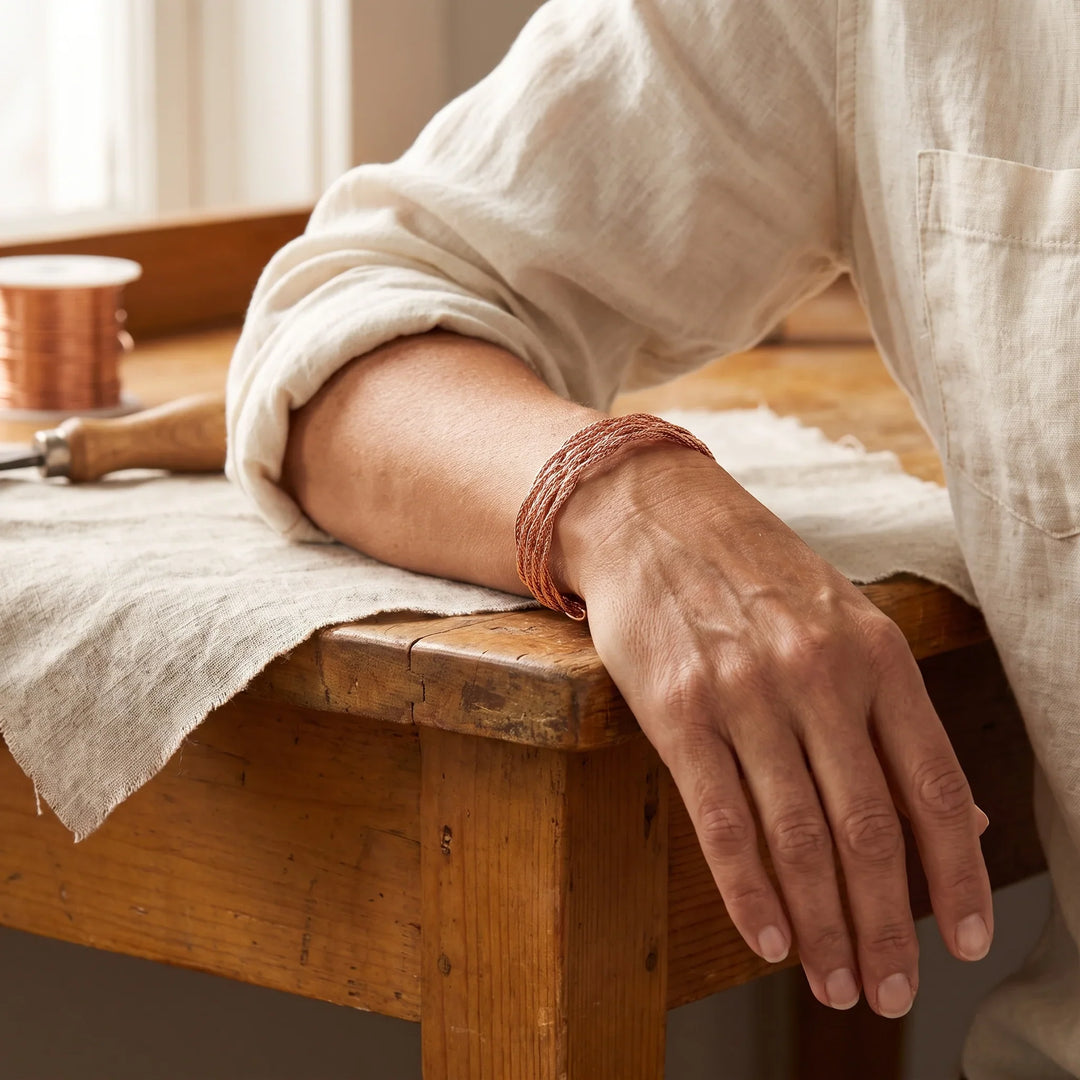 Pulseira de Cobre de Alce
