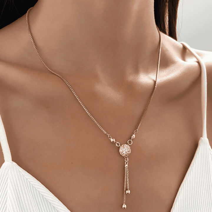 Colar Pendente Vintage Dourado