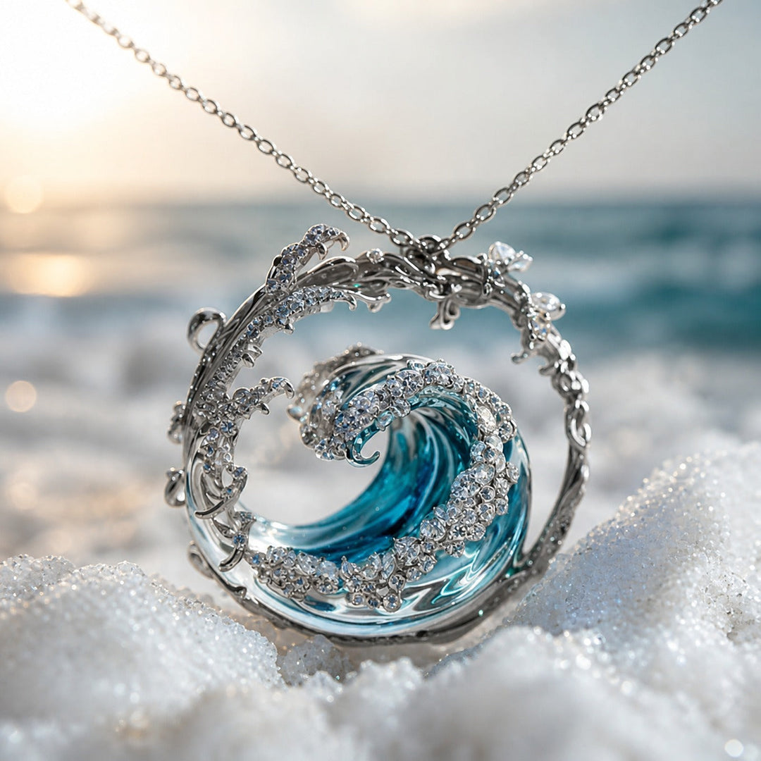 Colar Vintage “Juramento do Oceano”