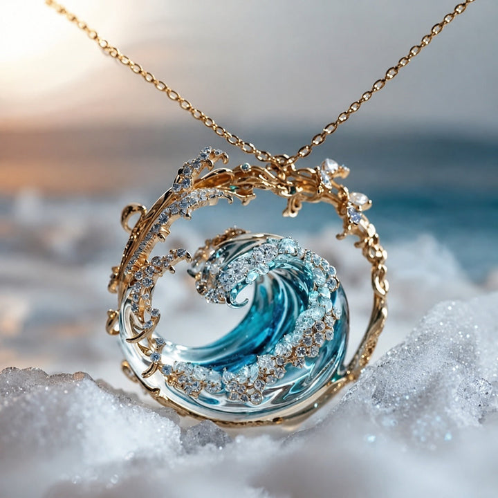 Colar Vintage “Juramento do Oceano”